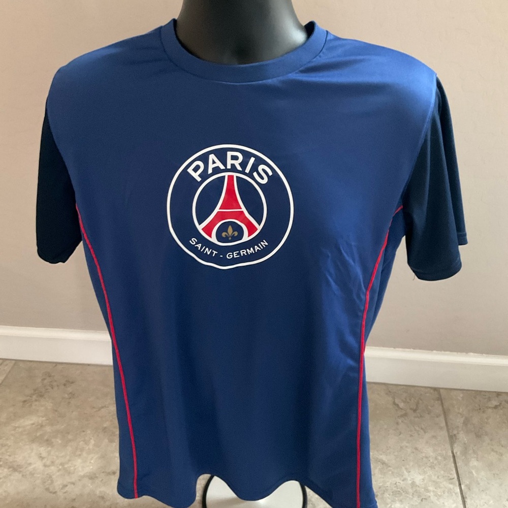 Paris Saint-Germain Blue Soccer T-Shirt